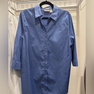 Chico's No-Iron Classic Blue Blouse